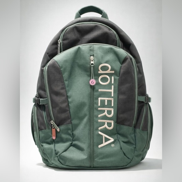 Doterra Handbags - doTERRA Forest Green and Charcoal Backpack